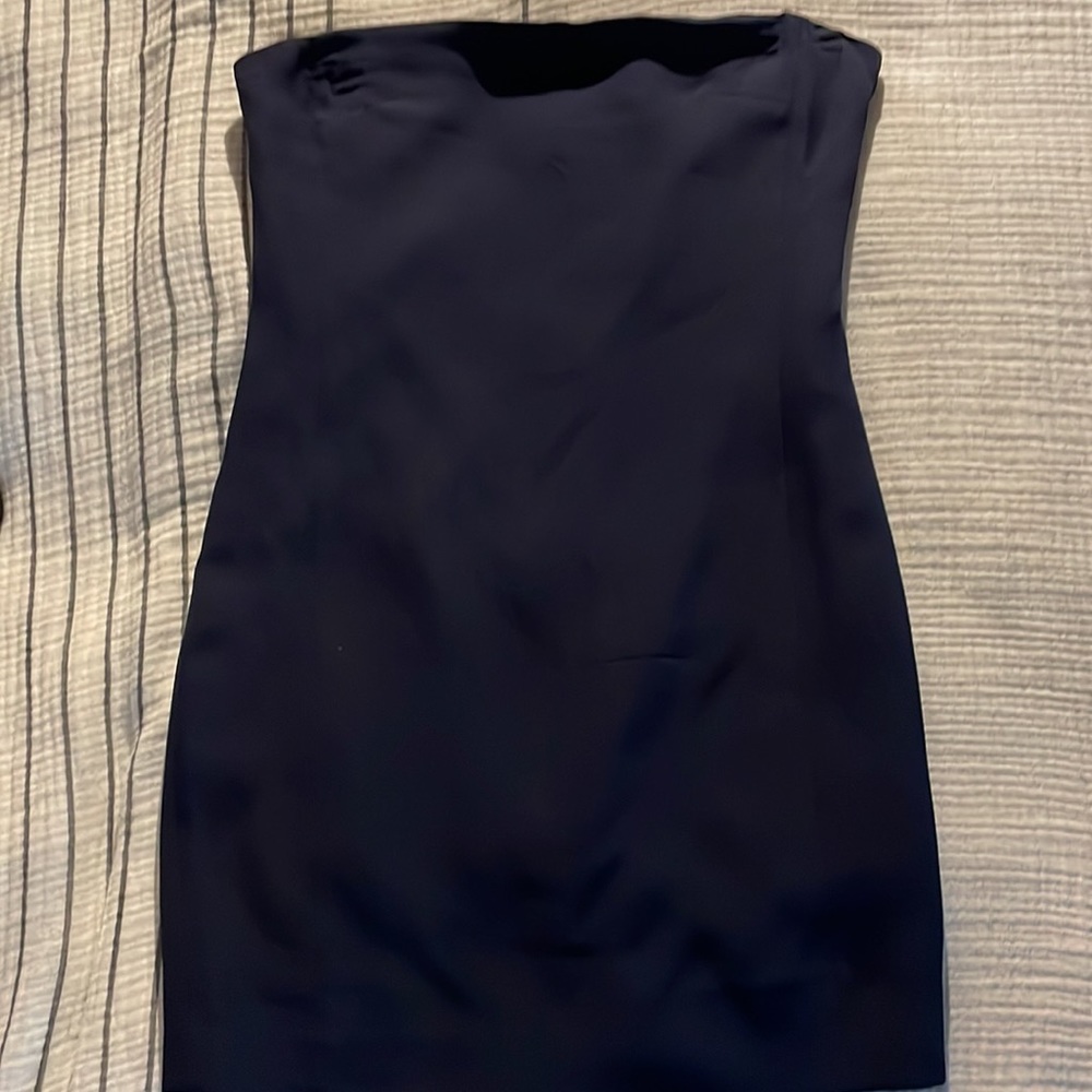 Jenni Kayne navy silk dress